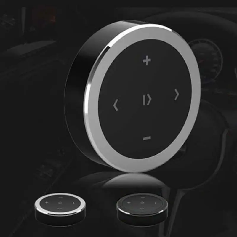 Беспроводной пульт дистанционного управления Bluetooth 3,0 медиа-кнопка для автомобиля мотоцикла рулевое колесо крепление для воспроизведения музыки комплект для управления iOS Android