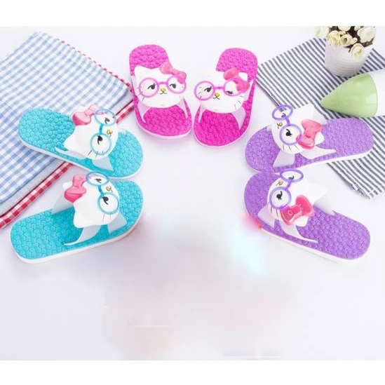 

EABXZ Summer Slippers Baby Boys Flip Flops Cartoon Animal Print Open Toe Beach Wear Sandals Slippers for Kids Girls N22