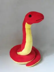Около 18x12 см красная змея плюшевая игрушка мягкая кукла детская игрушка подарок на день рождения h2436
