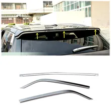 Для Land Rover Дискавери Спорт ABS Матовый задний спойлер крыло крышка отделка 3 шт./компл