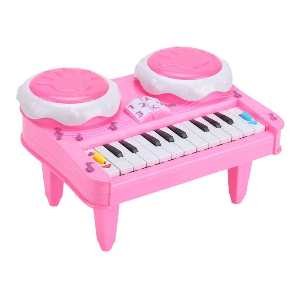 Музыкальные инструменты Детские музыкальные игрушки многофункциональные электронные музыкальные пианино Раннее Обучение обучающая игрушка для детей a523 - Цвет: B