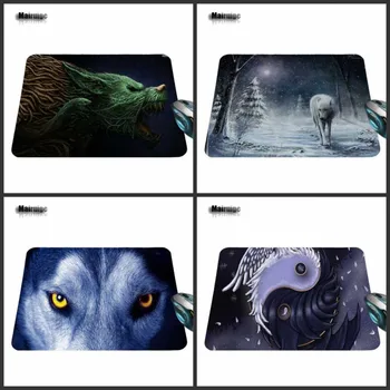

New Arrivals Wolf Computer Mouse Pad Mousepads Decorate Your Desk Non-Skid Rubber Pad 220mmX180mmX2mm&250mmx290mmx2mm