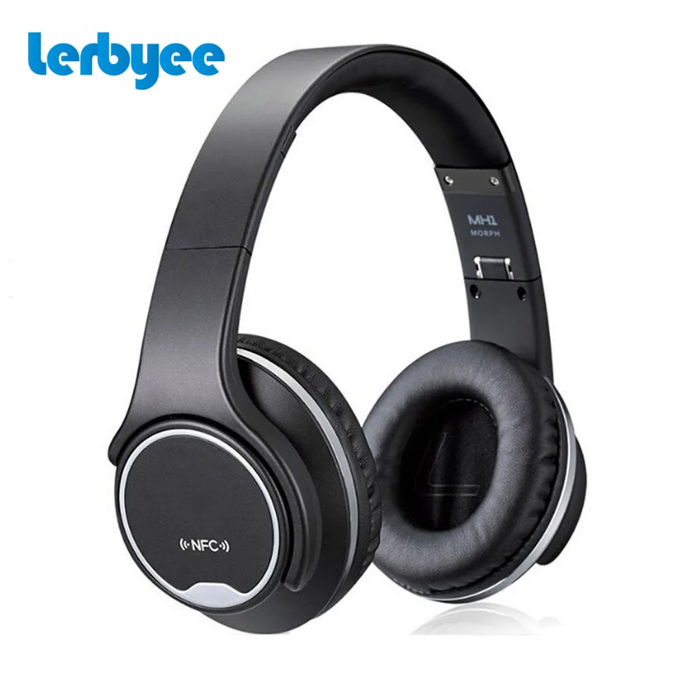

Lerbyee Bluetooth Headphone MH1 Stereo Earphone with Twist-out Speaker Wireless headset On-Ear 2 in1 Foldable headphones Gifts
