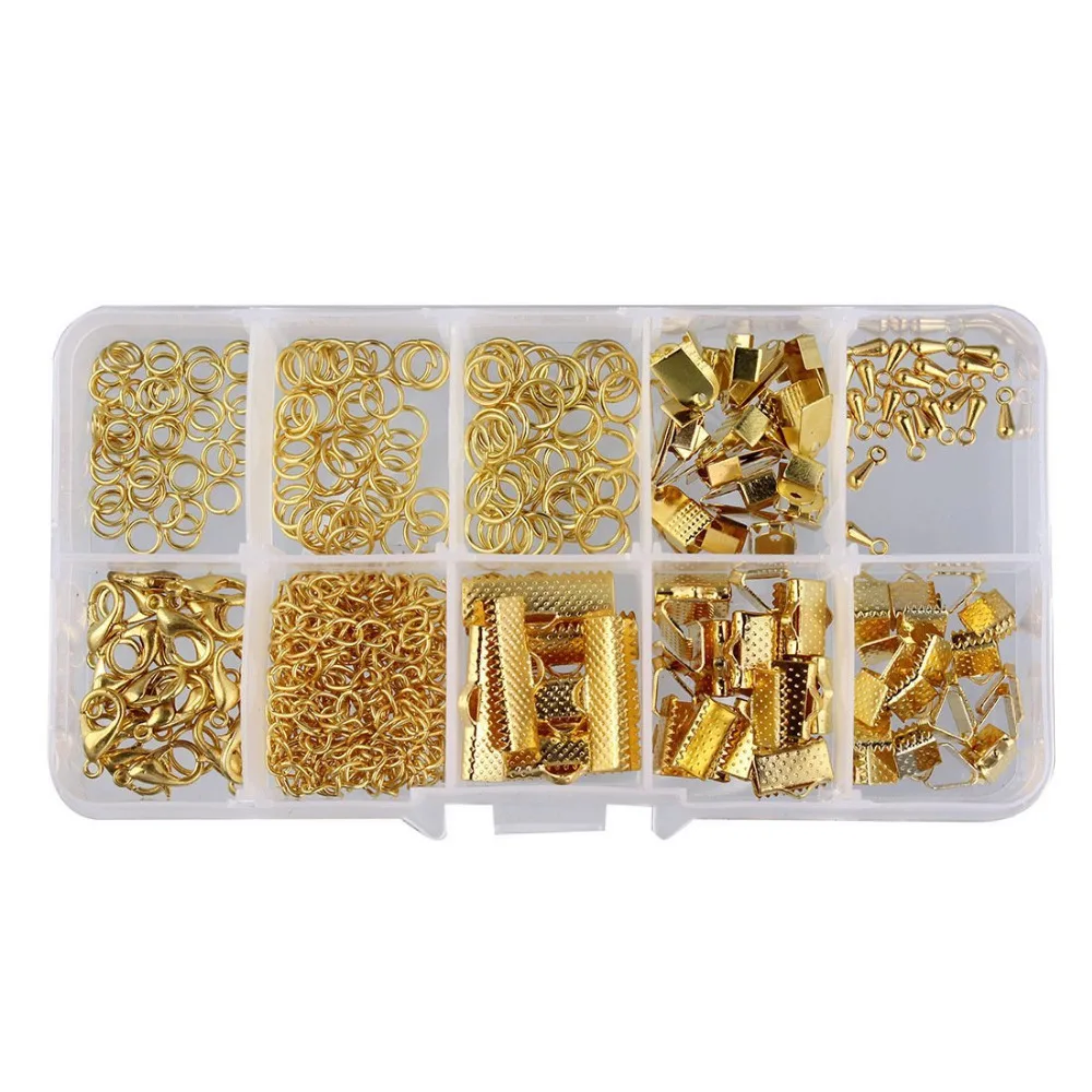 

1 Box Lobster Clasp/Tail Chain/Clip Buckle Mixed For DIY Extender Necklace Jewelry Findings Jewelry Accessories