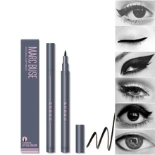 1 шт. жидкая подводка в ручке профессиональная черная Водонепроницаемая долговечная жидкая подводка в ручке cil подводка для глаз инструменты для макияжа