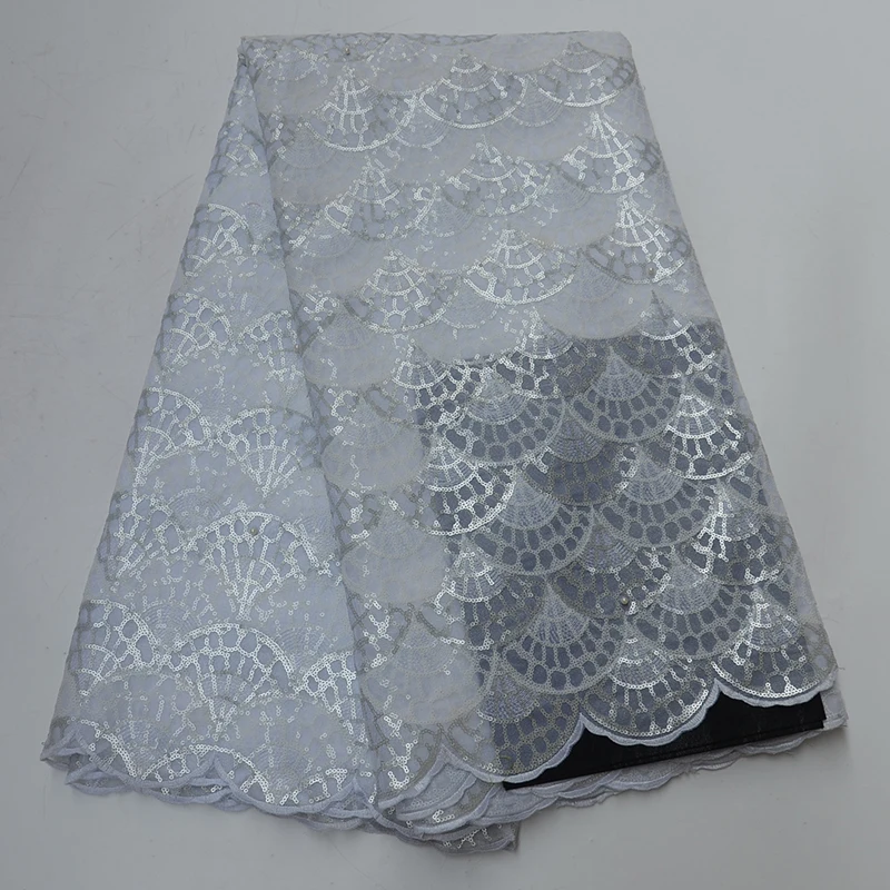 

(5yards/pc) Top quality African organze lace fabric in pink with lots of shining sequins embroidery for party dress