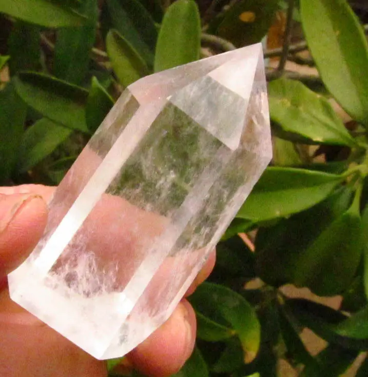 

61021+++120g AAA NATURAL TRANSPARENT CLEAR QUARTZ CRYSTAL POINT Healing