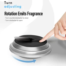 Солнечный вращающийся Автомобильный парфюм сиденье автомобиля освежитель воздуха Авто выход духи вентиляторный освежитель воздуха в автомобиле магнит диффузор твердый парфюм
