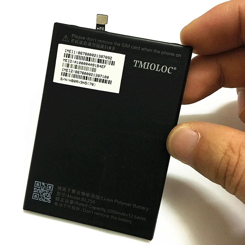 

TMIOLOC Original Real 3300mAh BL256 Battery For Lenovo Lemon K4 Note K4note X3 Lite K51c78 A7010