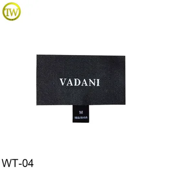 

WT04 Factory custom woven label clothing tags,garment accessories woven label