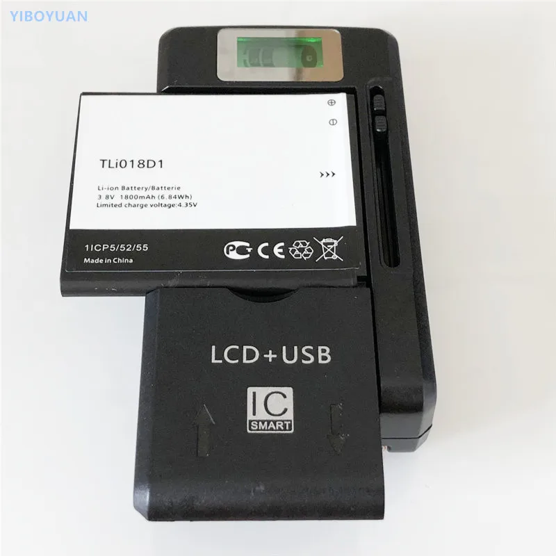 3.8V 1800mAh TLi018D1 For Alcatel One Touch Pop D5 / 5038D 5038E 5038X