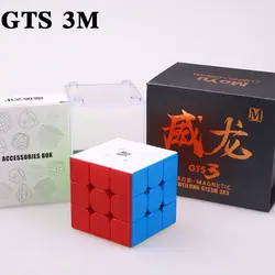 MOYU WeiLong GTS 3 м 3X3x3 Магнитный пазл куб gts 2 м professional скорость moyu кубики stickerless магнит игрушки Magic Cube для детей