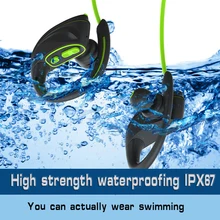 Bluetooth fone de ouvido à prova d’ água verdadeiro IPX67 esportes natação tampão de ouvido sem fio fone de ouvido estéreo com cancelamento de ruído fones de ouvido que funcionam