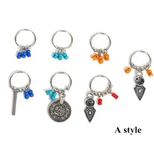 7 ручной работы дредлок Dread волос оплетка твист бисера манжеты клип 16 мм отверстие