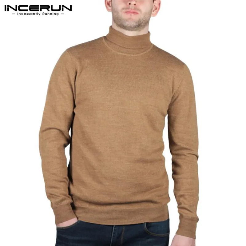 INCERUN 2018 Autumn Men Sweater Long Sleeve Casual