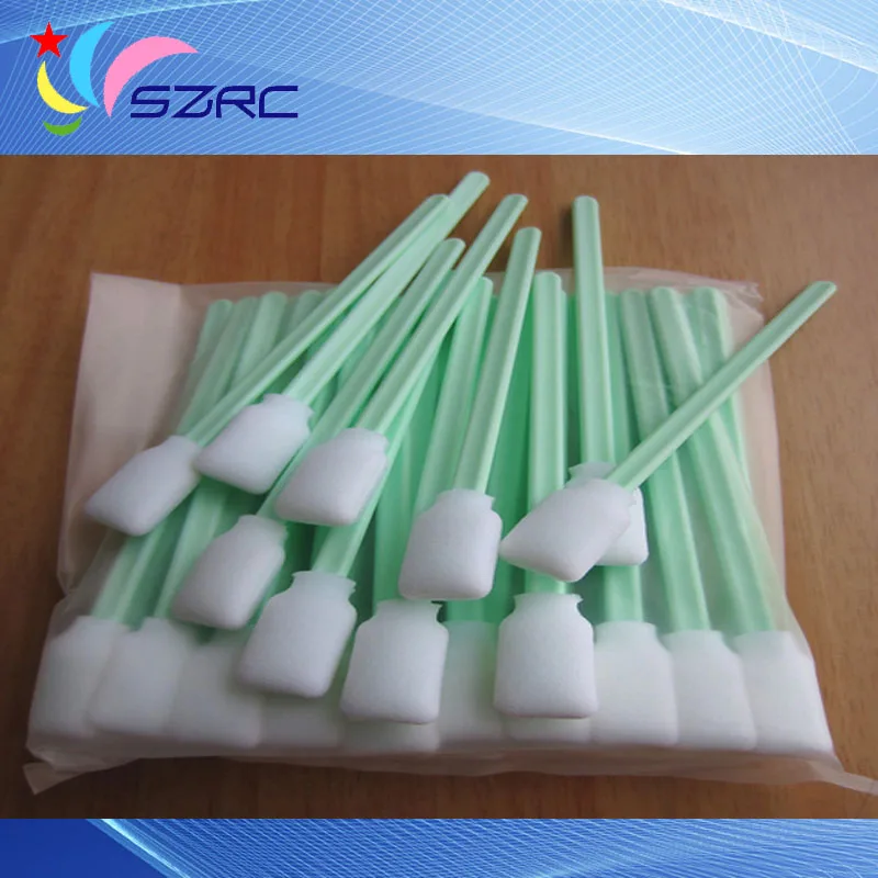 150 PCS Clean Swab Sponge stick for Roland Mimaki Mutoh Large format Inkjet Printer Epson Solvent DX4 DX5 PrintHead dx5 printer head decoder for for roland mimaki mutoh dx5 encryption printhead