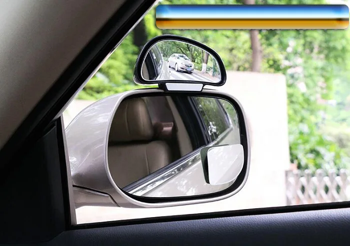 Rete Автомобильное Зеркало для слепого пятна, боковое стекло, широкий угол, автоматический регулятор заднего вида для парковки, универсальный, черный, белый, опция Wh