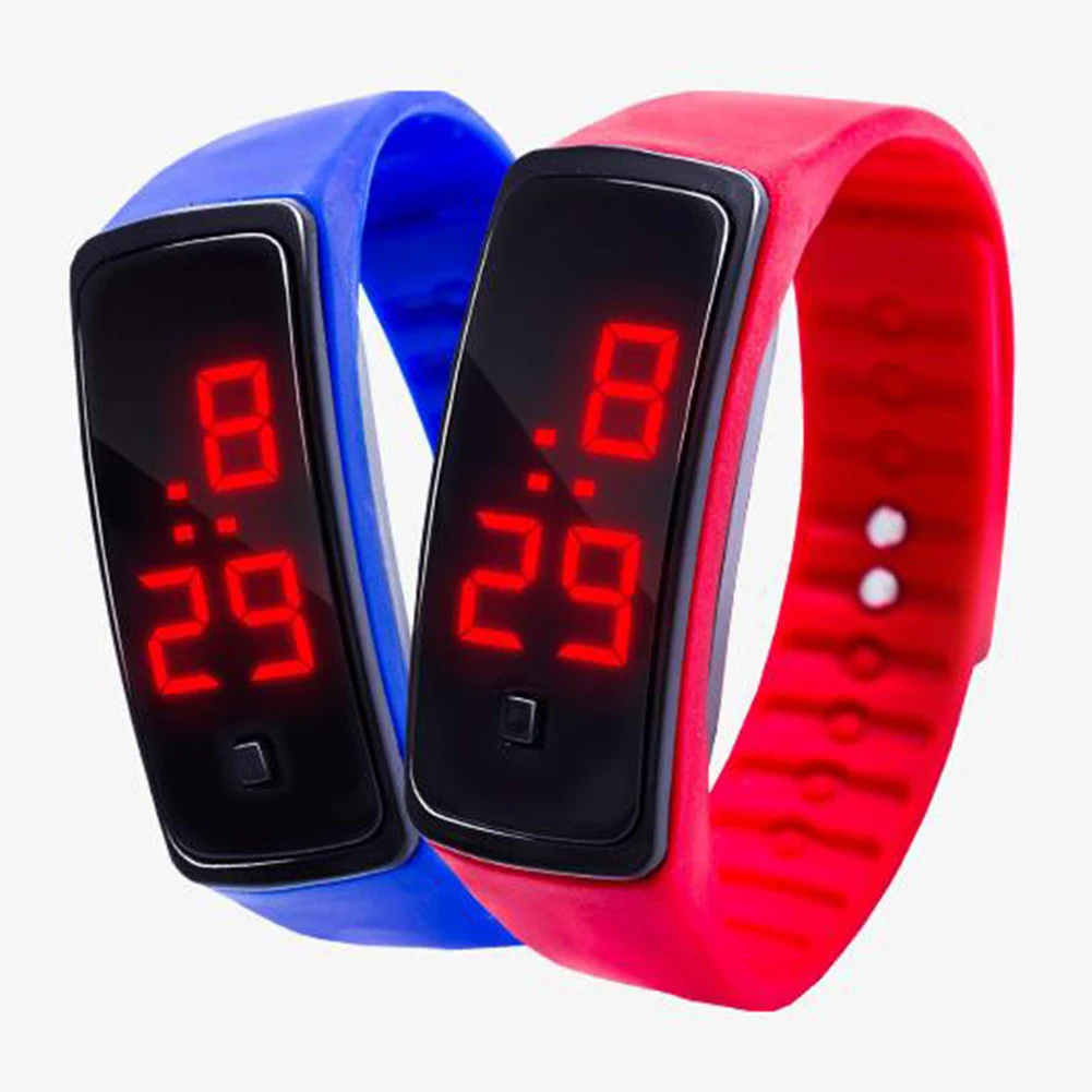 Цифровые наручные часы водонепроницаемые спортивные Spor Saat Horloge силиконовый ремешок светодиодные часы Умные Электронные фитнес для мужчин и женщин