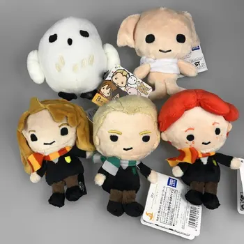 

5pcs/set Malfoy Plush Toy Dolls Keychain Q Version Malfoy Hermione Dobby Owl Hedwig Plush Pendant Chiristmas Gifts 5"16 CM