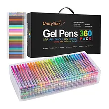 48pcs/pack Markers Pens Office School 10Color Refills Crystal Ball Pen Student Children Kids Watercolor Gel Pen Replace Supplies pizza slice ball pens 2 pack