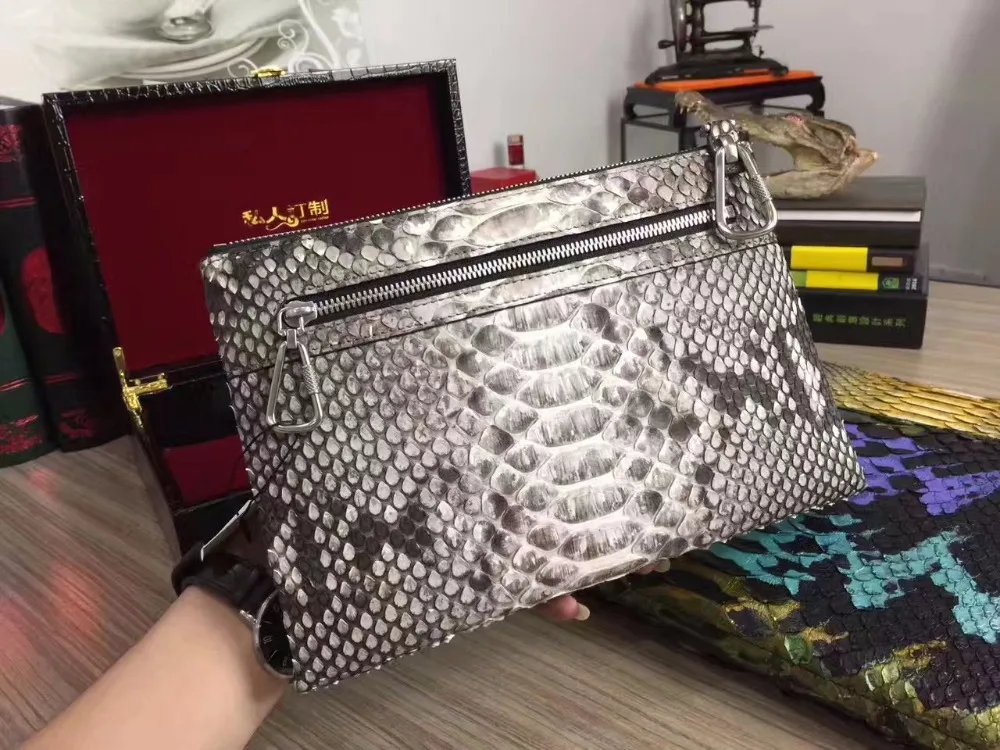 Womens Multicolor Snakeskin Handbag Python Bag Snake Skin 