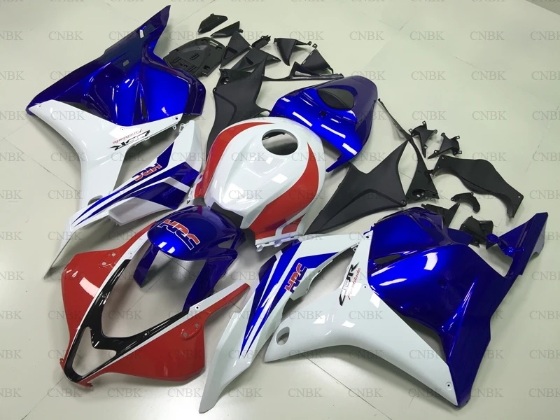 

for CBR 600 RR 2009 - 2012 Bodywork CBR 600 RR 2010 Blue White Red Body Kits CBR 600 RR 2011 Fairings Unpainted