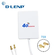 Dlenp 4G LTE Rotuter Antenna 3G 4G External Antennas for Huawei 3G 4G LTE Router Modem Aerial TS9 Connector with 3m cable