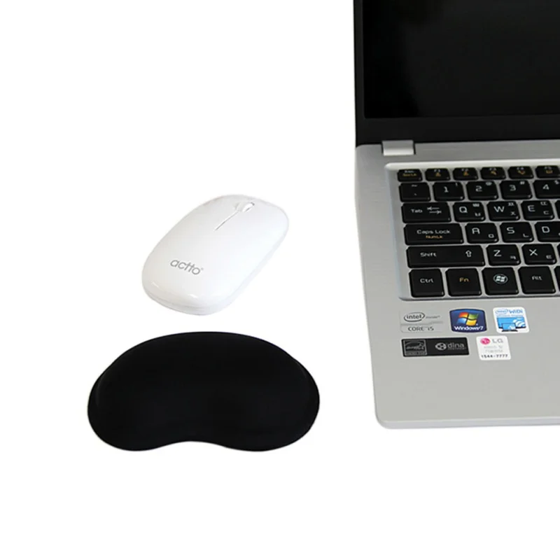 Встроенный мягкий губчатый коврик для компьютерной мыши, эргономичный Противоскользящий коврик для мыши, поддержка запястья рук, Здоровый Коврик для мыши для игрового ноутбука