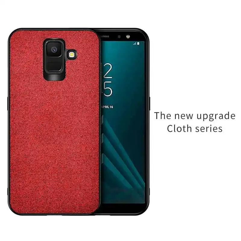 Samsung Galaxy A6 (Plus) 2018 Cloth PC+TPU Stitching case color_91