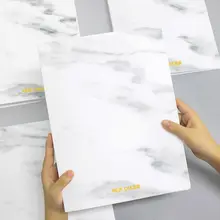 Мраморный узор PP A4 файл информации Папка Держатель для документов Бизнес Портфель для офиса школы студентов Подарки Поставки