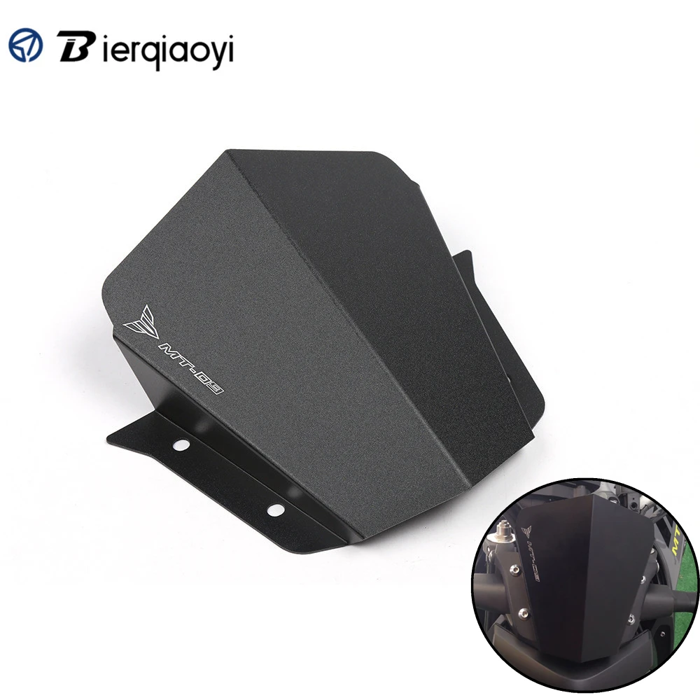 

Motorcycle MT 09 2014 2015 2016 2017 CNC Upper Headlight Mount Cover Panel Fairing Windshield Windscreen For Yamaha MT-09 MT09