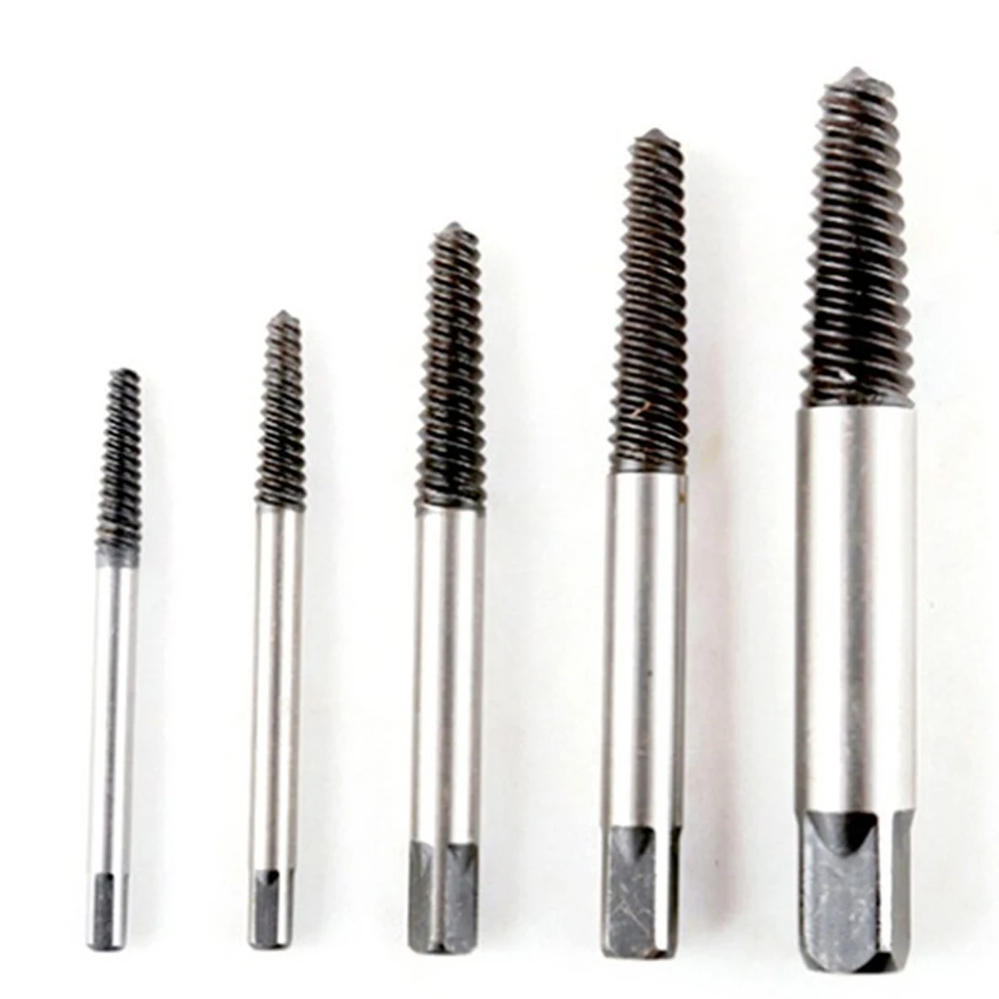 Broken Speed Out Damaged Screw Extractor 5pcs carbon steel 3-18mm Drill Bit Guide Set broken screw extractor screw moving