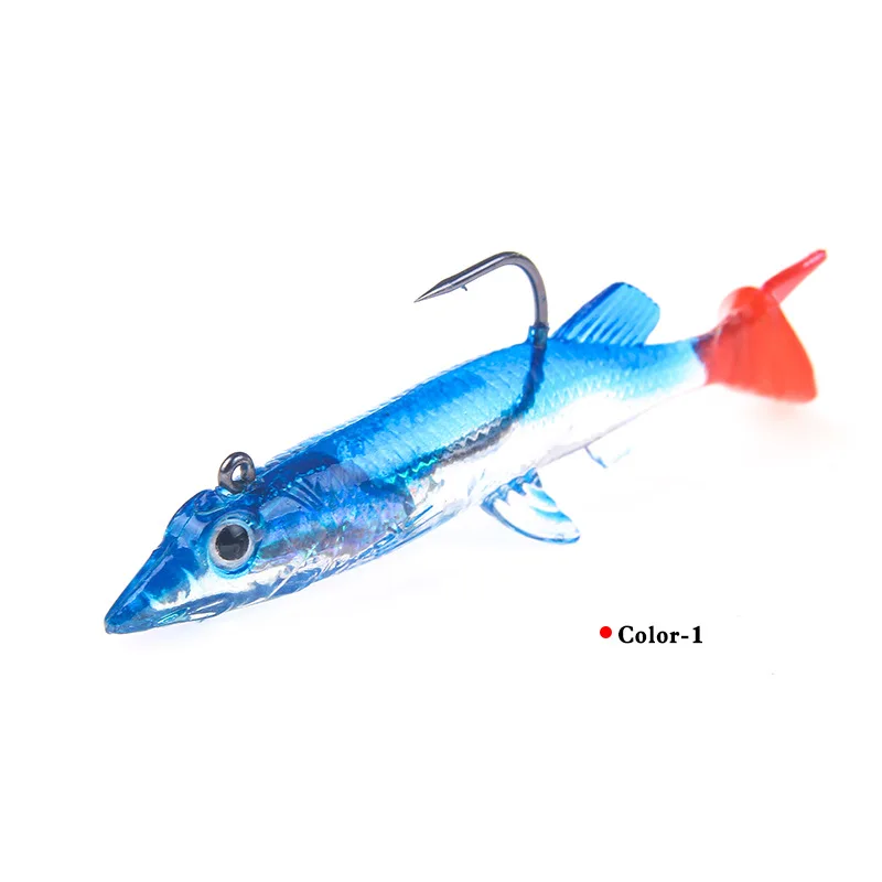 

3PCS/pack Lead Hook Silicone Fishing Bait 6.6g / 7.5cm Outdoor Hook Free Shipping
