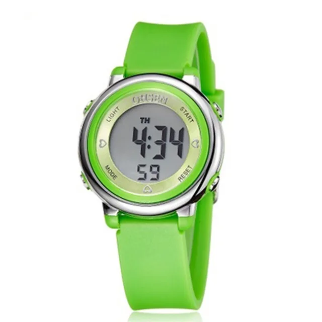 Relogio Feminino цифровые женские мужские спортивные часы reloj mujuer модные светящиеся водонепроницаемые светодиодный цифровые часы для бега Горячая - Цвет: Green