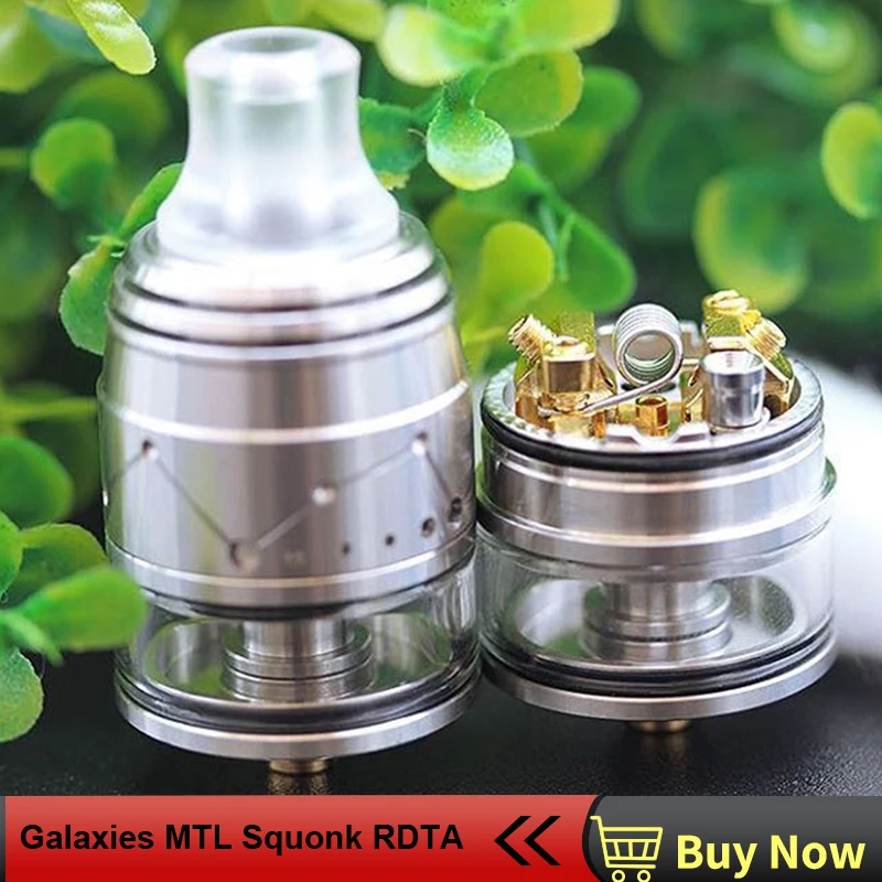 Оригинальный атомайзер vapefly галактики MTL Squonk RDTA с верхним наполнением/нижним