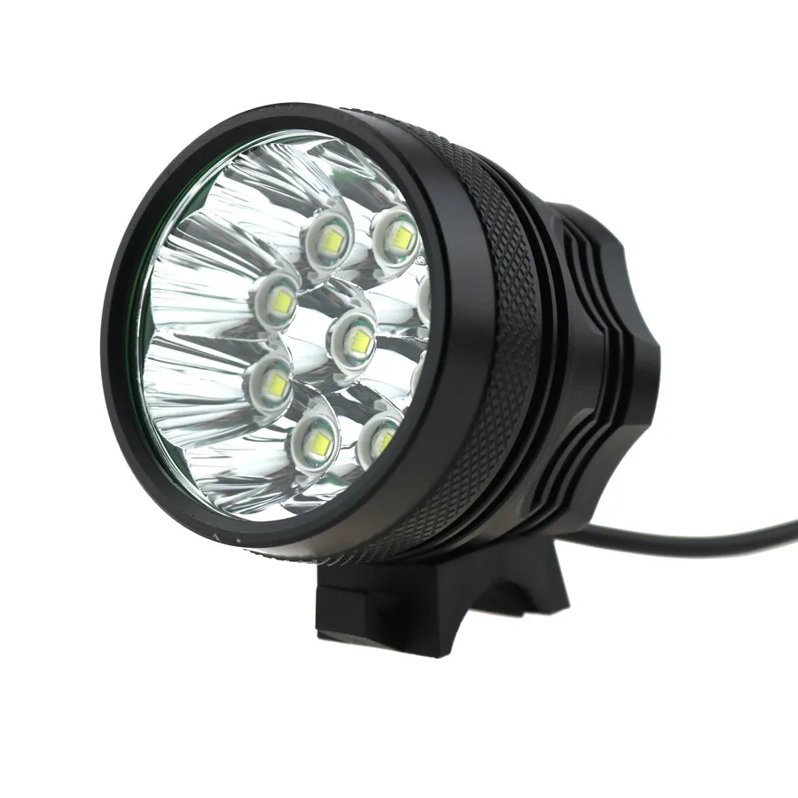 Sale 9T6  Bike Light 15000 Lumen Waterproof 9xCree XM-L T6 LED Bicycle Light Lamp 3 mode + 8.4V 8800mah 18650 Battery Pack + Charger 1