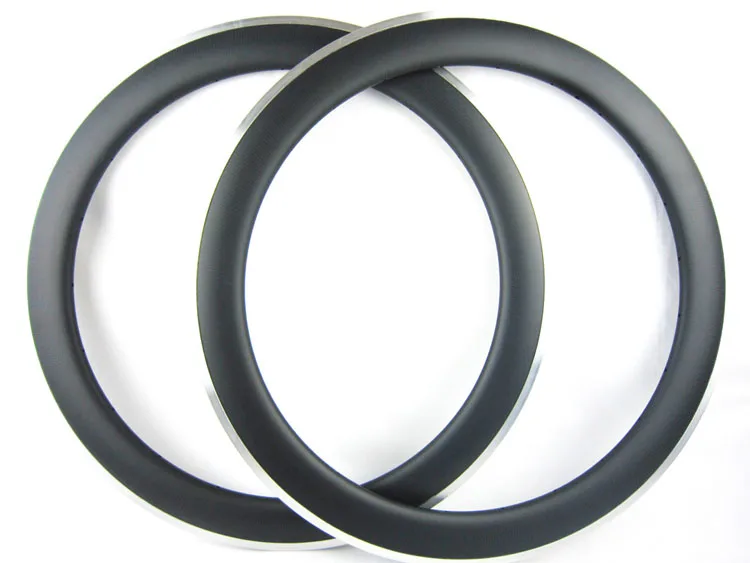 

60mm clincher carbon fiber bike rim with alloy brake surface 700C 25mm width 700C 16-36 holes accept