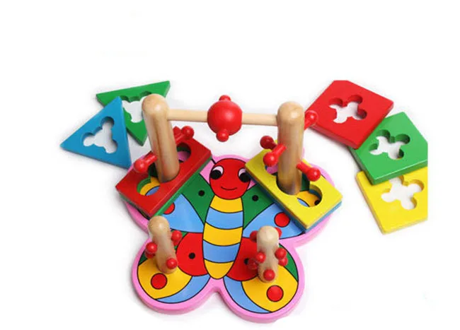 

New Wooden toys educational toys early education of infants DIY toy Free shipping