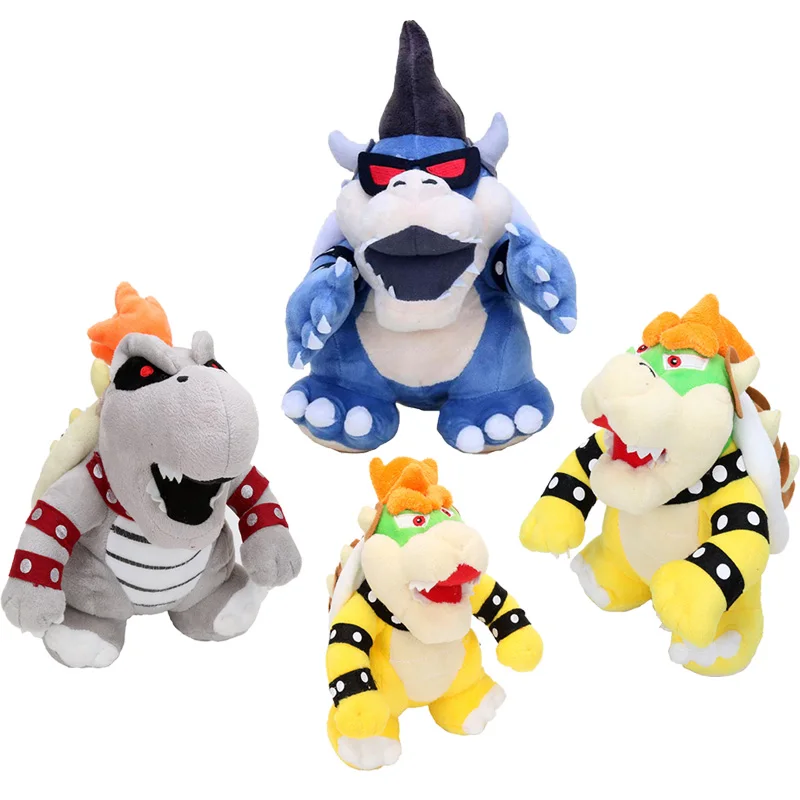

17-24cm Super Mario 3D Land Bone Kubah dragon Plush Toy Bolster plush soft stuffed dolls Dry Bones Bowser Koopa