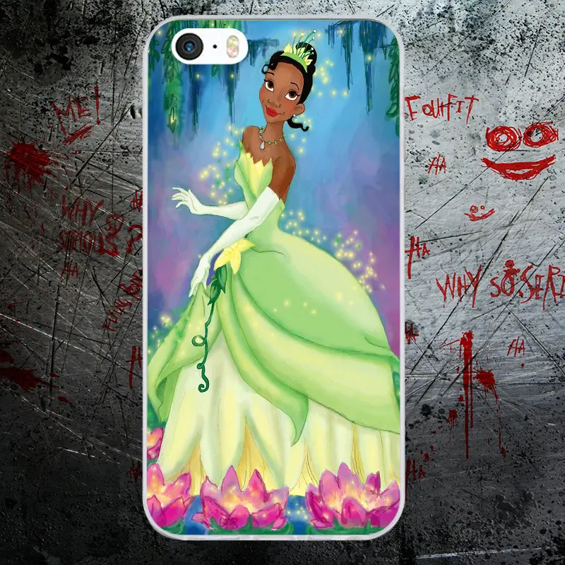 ستارة خيوط For iphone 5 Case Princess Tiana Soft TPU Silicone Mobile Phone Cases for iPhone 8 7 6 6S Plus X 10 5 5S SE 5C 4 4S Coque Bags