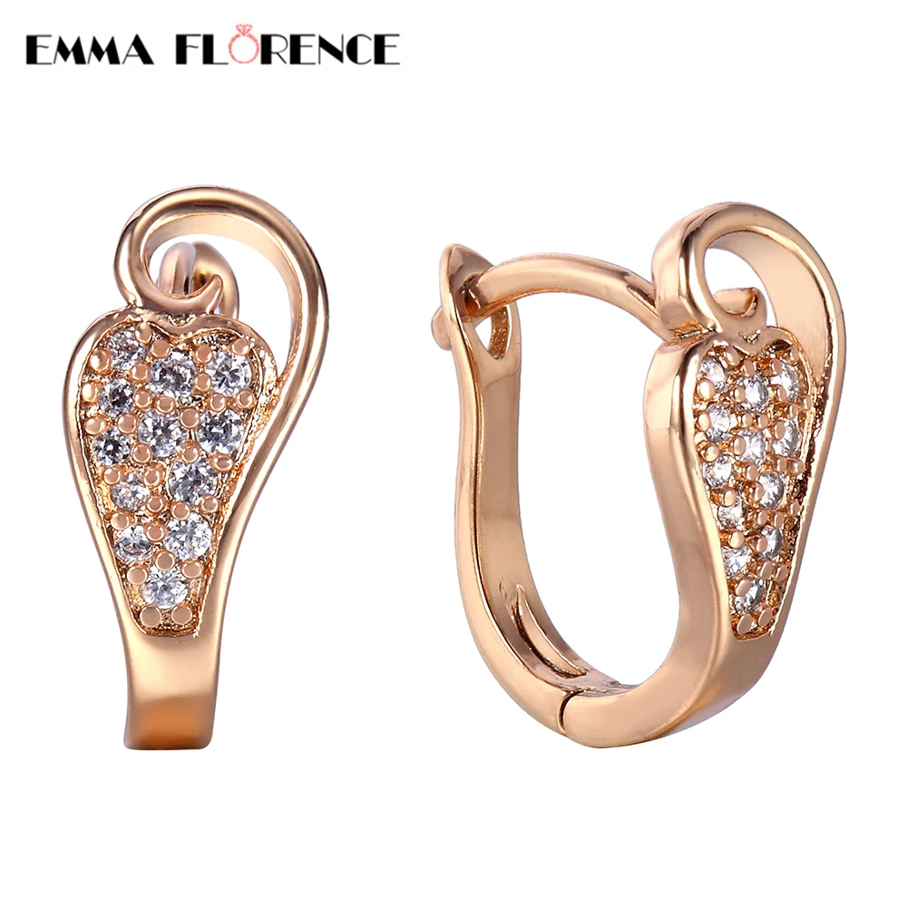 Hot Fashion High Polish Push back Copper Alloy Earrings for Women ...