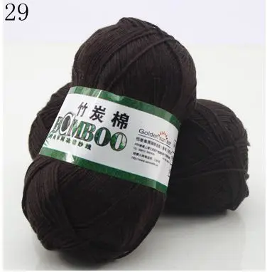 1 Ball 50g 145 Meters High Quality Soft Smooth Natural Bamboo Cotton Hand Woven Yarn Baby Cotton Crochet Knitted Fabric 