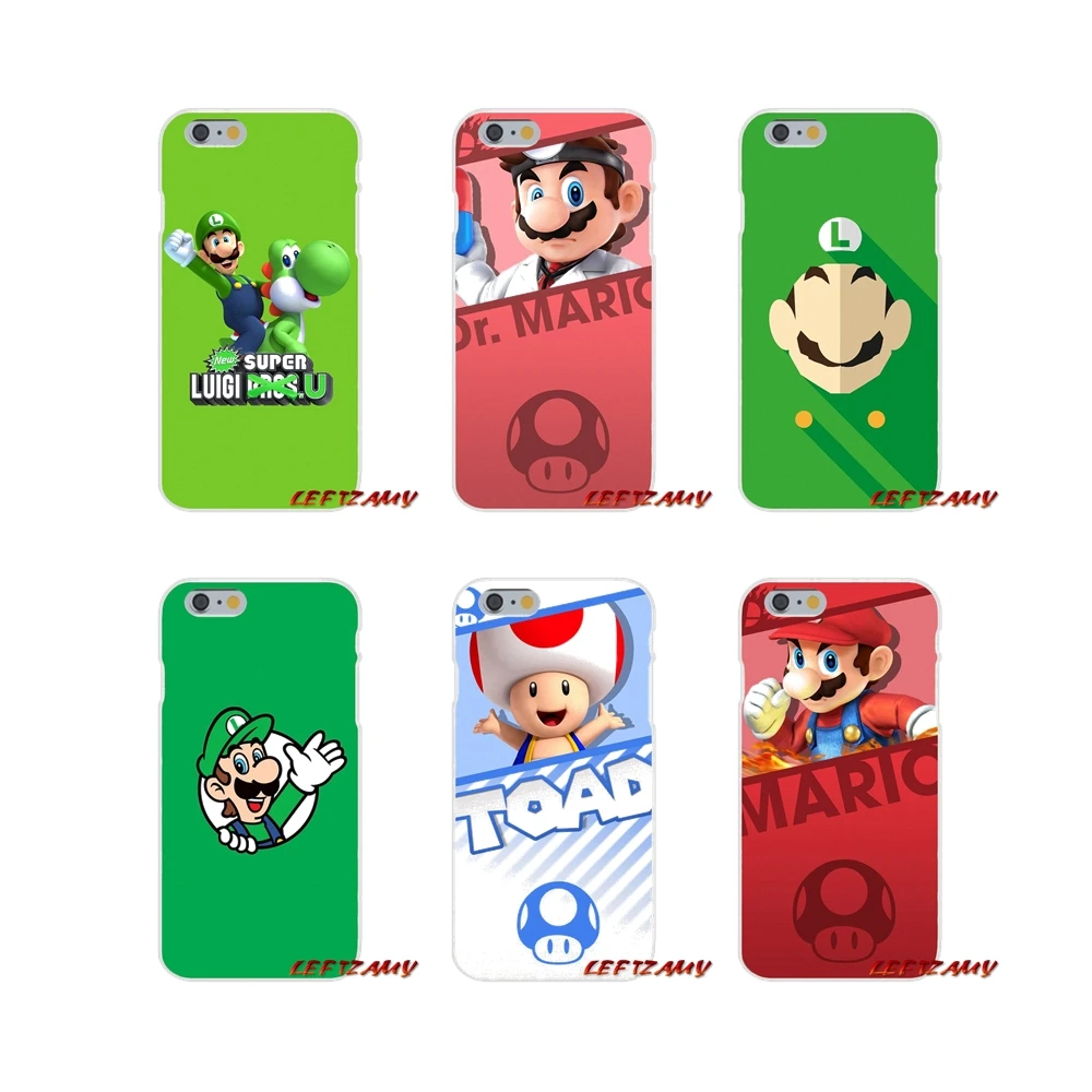 

For Xiaomi Redmi Note 6A MI8 Pro S2 A2 Lite Se MIx Max 2 3 F1 For Oneplus 3 6T Mobile Phone Cover Bag super mario Luigi Flexible