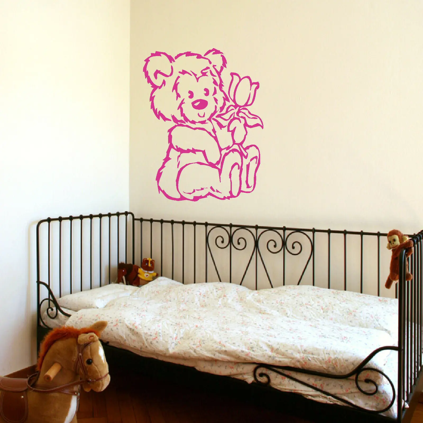 LARGE NURSERY BABY TEDDY BEAR WALL STICKER TRANSFER IN NEW SIZES POSTER DECAL 
