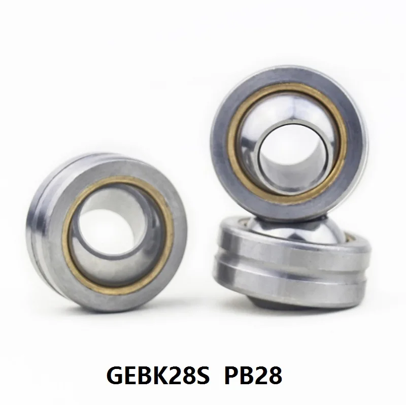 5 шт./лот GEBK28S PB28 радиальный Сферический Гладкий подшипник с самосмазкой для вала