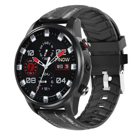 Новинка, Смарт-часы Finow X7 4G, 1,39 дюймов, Android 7,1, 1G+ 16G, спортивные Смарт-часы для мужчин и женщин, фитнес-трекер сердечного ритма, gps - Цвет: Black