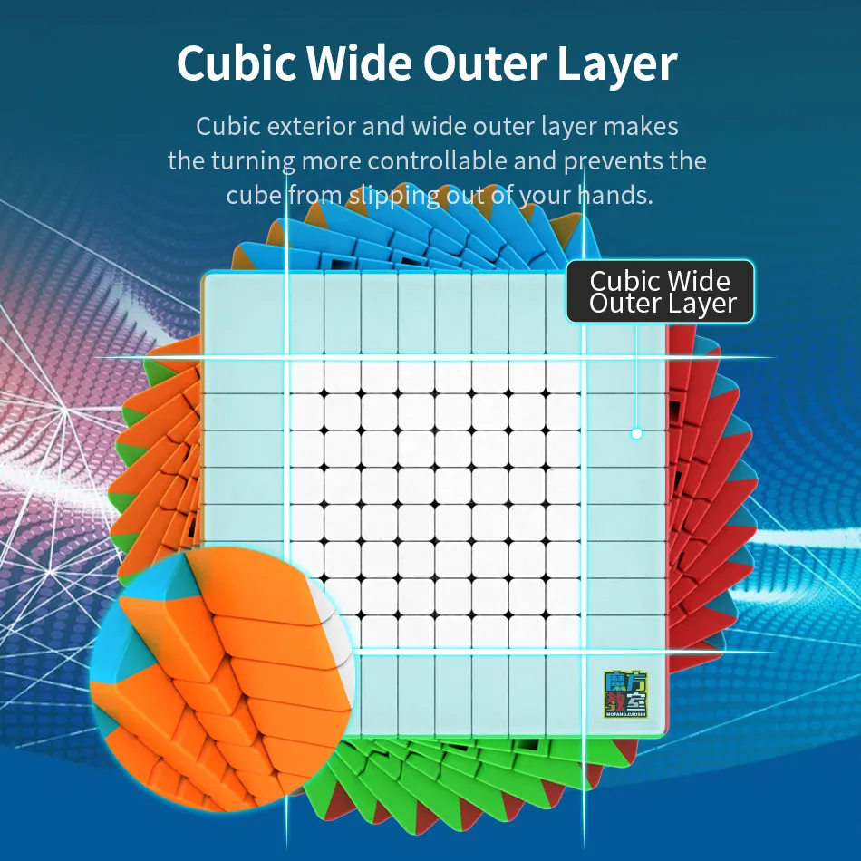 Moyu 10x10 кубик рубика Moyu Meilong 10x10x10 волшебный куб 10 слоев скоростной куб профессиональные головоломки игрушки для детей Детские Подарочные игрушки