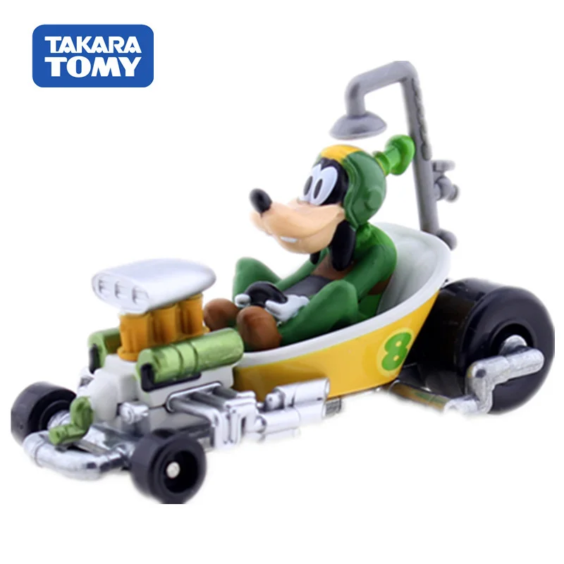 

Tomica Disney Mickey Mouse Road Racer Takara Tomy Off Flow Turbo Goofy Metal Model Toy Car