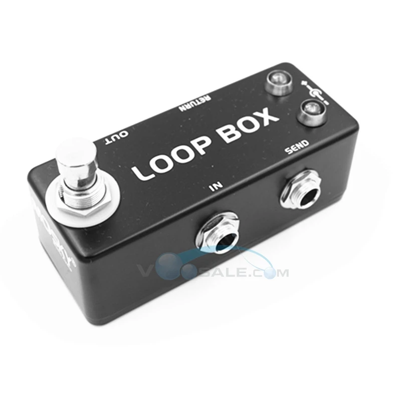 Педаль для гитарных эффектов Mosky LOOP BOX мини-педаль с переключателем из цинкового и