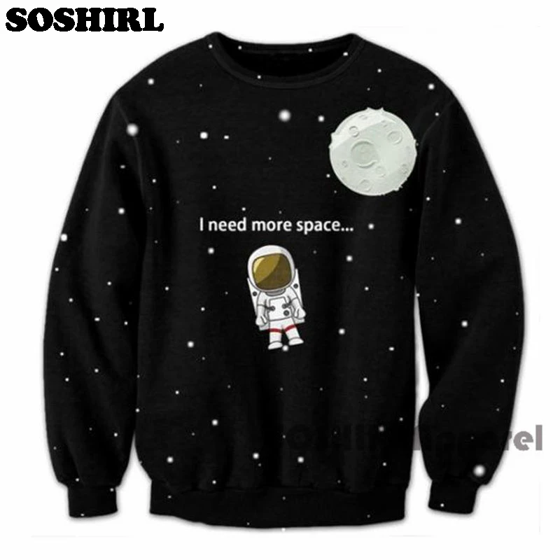 i need more space hoodie